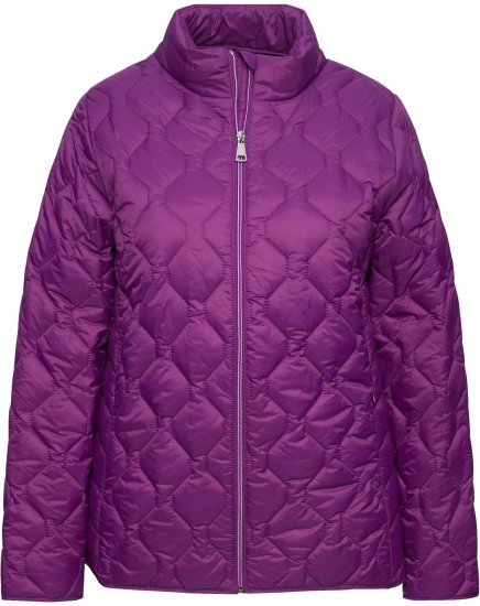 Ulla Popken HYPRAR Lightweight Quilted Water-Repellent Jacket Purple - Jakne - 