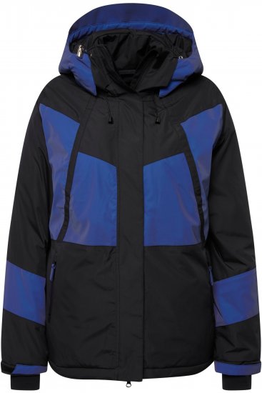 Ulla Popken HYPRAR Color Block Triple Function Ski Jacket Black - Jakne - 