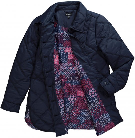 Ulla Popken Quilted Jacket Navy - Jakne - 