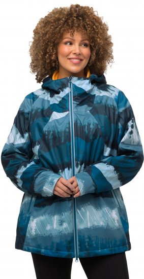Ulla Popken HYPRAR 2-in-1 Waterproof Fitness Jacket Ink Blue - Jakne - 