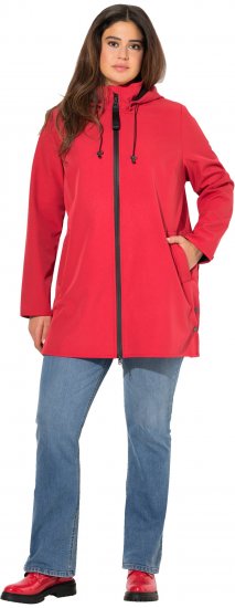 Ulla Popken HYPRAR Softshell Fleece-Lined Jacket Salsa Red - Jakne - 
