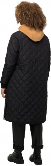 Ulla Popken 2-in-1 Quilted Fleece Lined Coat Black - Jakne - 