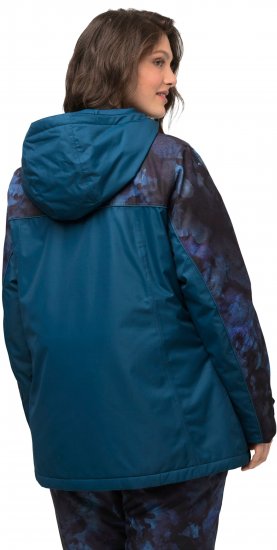 Ulla Popken Asymmetric Triple-Function Performance Ski Jacket Teal - Jakne - 