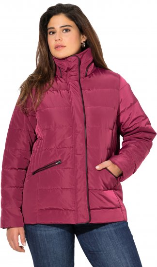 Ulla Popken Quilted Puffer Coat Carmine Red - Jakne - 