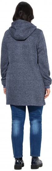 Ulla Popken Knit Fleece-Lined Jacket Navy - Jakne - 