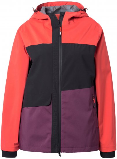 Ulla Popken HYPRAR Triple Function Jacket Dark Cherry - Jakne - 