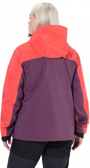 Ulla Popken HYPRAR Triple Function Jacket Dark Cherry - Jakne - 