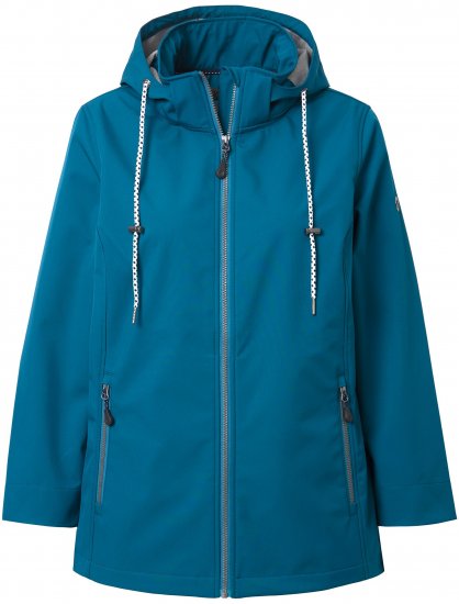 Ulla Popken HYPRAR Triple Function Softshell Jacket Teal - Jakne - 