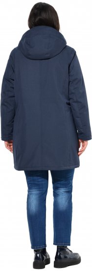 Ulla Popken HYPRAR Drawstring Waist Parka Navy - Jakne - 