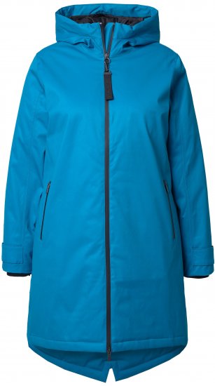 Ulla Popken HYPRAR Triple-Function Longline Jacket Turquoise - Jakne - 