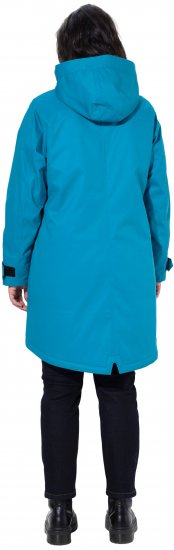 Ulla Popken HYPRAR Triple-Function Longline Jacket Turquoise - Jakne - 