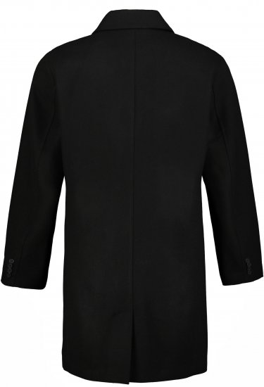 JP1880 Coat Wool Blend Water Repellent Black - Jakne - Moške bunde za Močnejše Postave