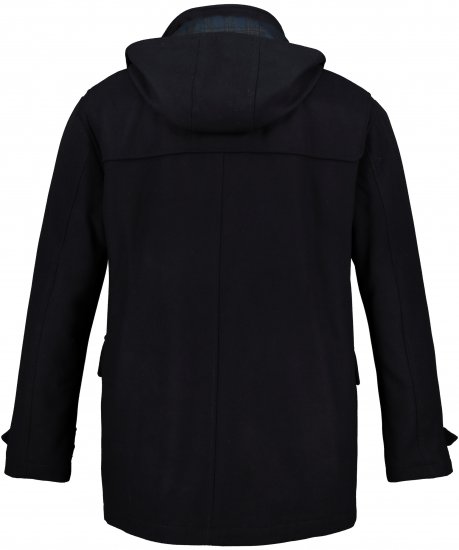 JP1880 Duffle Coat Water Repellent with Detachable Hood Navy - Jakne - Moške bunde za Močnejše Postave