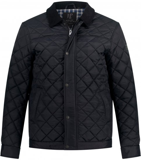 JP1880 Jacket Quilted Black - Jakne - Moške bunde za Močnejše Postave