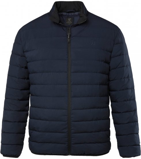 JP1880 Jacket Quilted Stand-up Collar Navy - Jakne - Moške bunde za Močnejše Postave