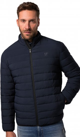 JP1880 Jacket Quilted Stand-up Collar Navy - Jakne - Moške bunde za Močnejše Postave