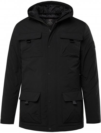 JP1880 Field Jacket Wind-repellent Black - Jakne - Moške bunde za Močnejše Postave