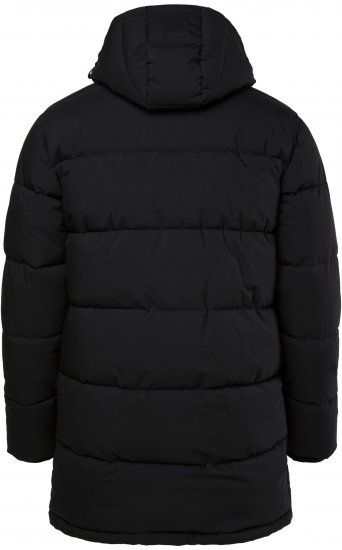 JP1880 Quilted Parka with Multiple Pockets Black - Jakne - Moške bunde za Močnejše Postave