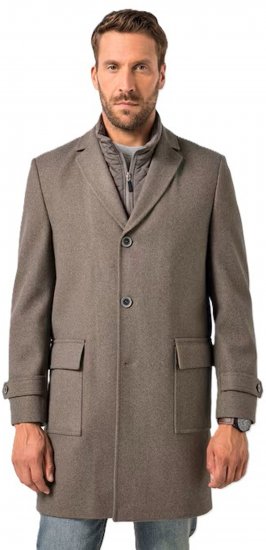 JP1880 Coat Flexnamic Quilted Insert Grey TALL - TALL jakne - 