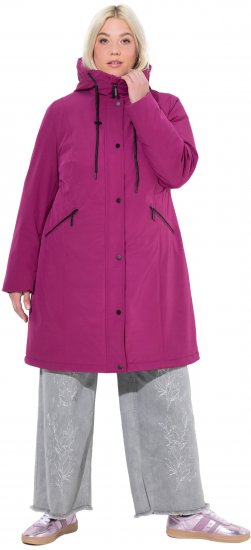 Ulla Popken HYPRAR Triple Function Weather Proof Jacket Berry - Jakne - 