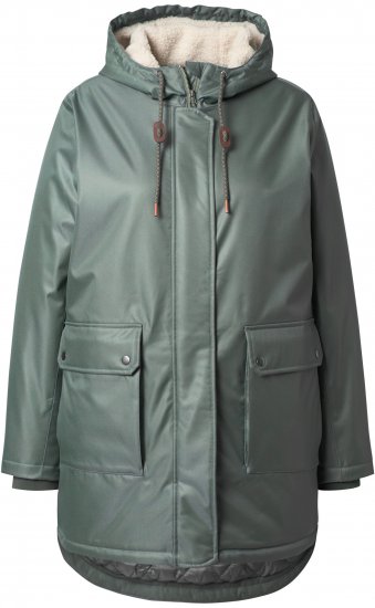 Ulla Popken HYPRAR Fleece Lined Jacket Grey - Jakne - 