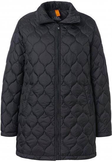 Ulla Popken HYPRAR Water-Repellent Quilted Jacket Black - Jakne - 