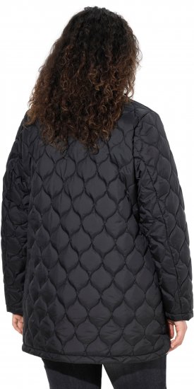 Ulla Popken HYPRAR Water-Repellent Quilted Jacket Black - Jakne - 