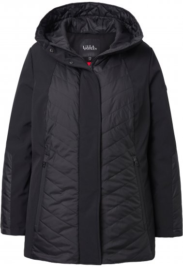 Ulla Popken HYPRAR Functional Softshell Jacket Black - Jakne - 