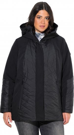 Ulla Popken HYPRAR Functional Softshell Jacket Black - Jakne - 