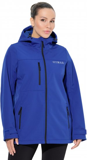 Ulla Popken HYPRAR Softshell Fleece Lined Jacket Capri Blue - Jakne - 