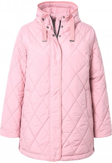 Ulla Popken HYPRAR Quilted Water-Repellent Jacket Soft Dusty Rose - Jakne - 