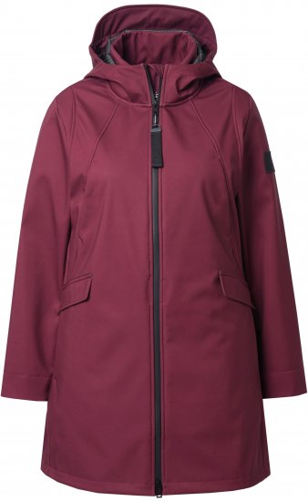 Ulla Popken HYPRAR Water Repellent Softshell Jacket Cherry - Jakne - 