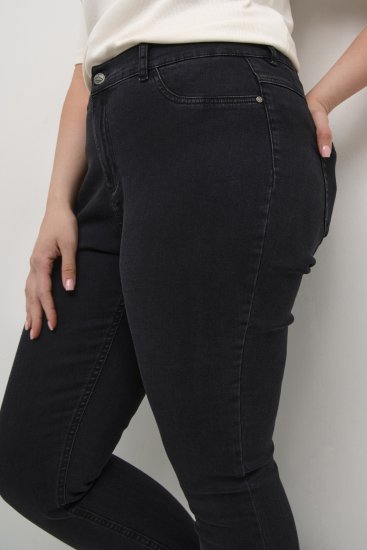 Kaffe Curve Laurina Kavbojke Spran črn džins - Kavbojke & Hlače v Velikih Številkah – Plus Size - 
