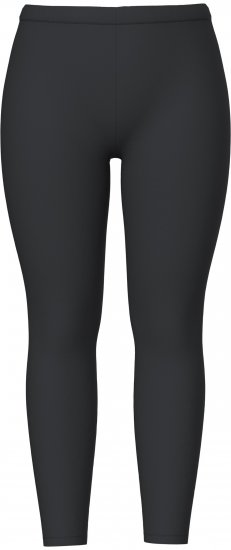Ulla Popken Basic Stretch Knit Ankle Length Leggings Black - Kavbojke & Hlače v Velikih Številkah – Plus Size - 