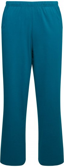 Ulla Popken Pull On Knit Straight Leg Pocket Pants Dark Petrol - OBLAČILA ZA ŽENSKE 40-66 - 