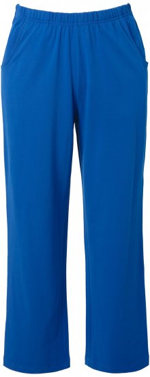Ulla Popken Pull On Knit Straight Leg Pocket Pants Denim Blue - OBLAČILA ZA ŽENSKE 40-66 - 