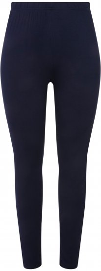Ulla Popken Viscose Spandex Leggings Night Blue - Kavbojke & Hlače v Velikih Številkah – Plus Size - 