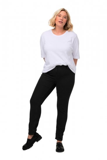 Ulla Popken Denim Look All Elastic Pocket Sienna Jeggings Black - Ulla Popken - Ulla Popken oblačila večjih velikosti