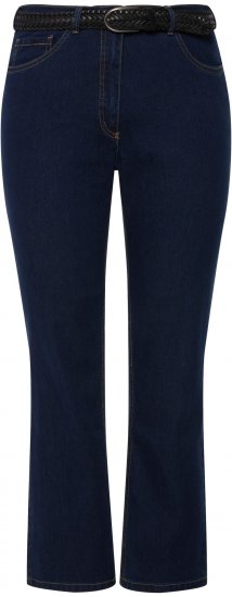 Ulla Popken Regular Fit Mandy Stretch Jeans Blue Denim - Kavbojke & Hlače v Velikih Številkah – Plus Size - 