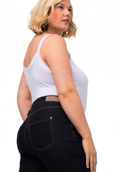 Ulla Popken Marie Fit Bootcut Stretch Jeans Dark Blue Denim - Ulla Popken - Ulla Popken oblačila večjih velikosti