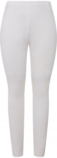 Ulla Popken Quick Dry Moisture Wicking Stretch Ski Leggings Snow White - Kavbojke & Hlače v Velikih Številkah – Plus Size - 