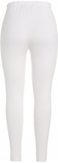 Ulla Popken Quick Dry Moisture Wicking Stretch Ski Leggings Snow White - Kavbojke & Hlače v Velikih Številkah – Plus Size - 