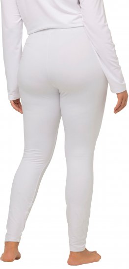 Ulla Popken Quick Dry Moisture Wicking Stretch Ski Leggings Snow White - Kavbojke & Hlače v Velikih Številkah – Plus Size - 