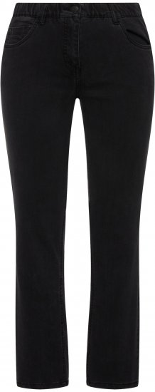 Ulla Popken Stretch Sarah Fit Skinny Jeans Black - Kavbojke & Hlače v Velikih Številkah – Plus Size - 
