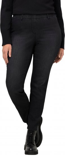 Ulla Popken Stretch Fit Sienna Jeans Black - Kavbojke & Hlače v Velikih Številkah – Plus Size - 