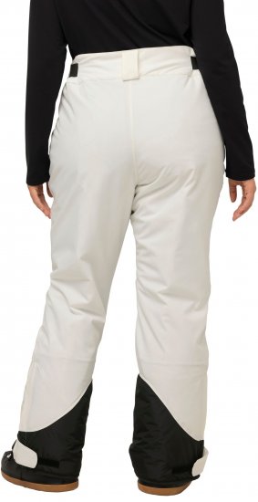 Ulla Popken HYPRAR Triple Function Ski Pants Snow White - Kavbojke & Hlače v Velikih Številkah – Plus Size - 