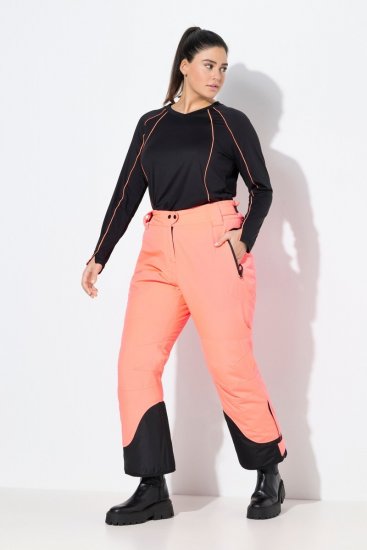 Ulla Popken HYPRAR Triple Function Ski Pants Neon Pink - Smučarska oblačila - 
