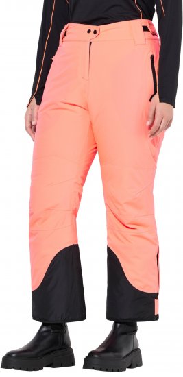 Ulla Popken HYPRAR Triple Function Ski Pants Neon Pink - Kavbojke & Hlače v Velikih Številkah – Plus Size - 