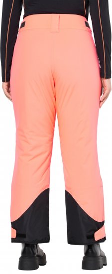 Ulla Popken HYPRAR Triple Function Ski Pants Neon Pink - Kavbojke & Hlače v Velikih Številkah – Plus Size - 