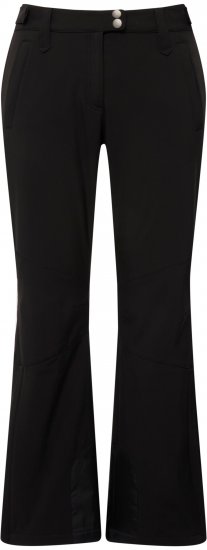 Ulla Popken Water Repellent Softshell Pants Black - Kavbojke & Hlače v Velikih Številkah – Plus Size - 